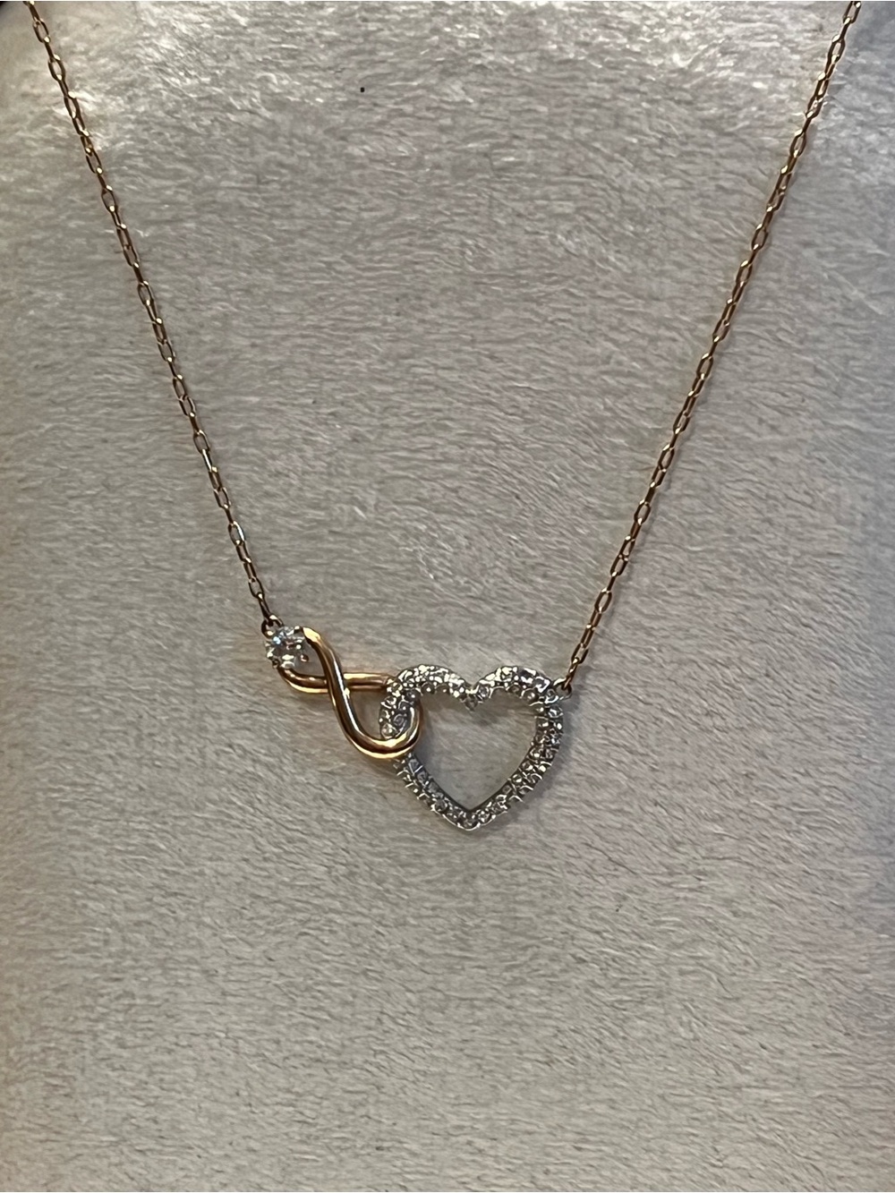 Swarovski Infinity Heart Necklace